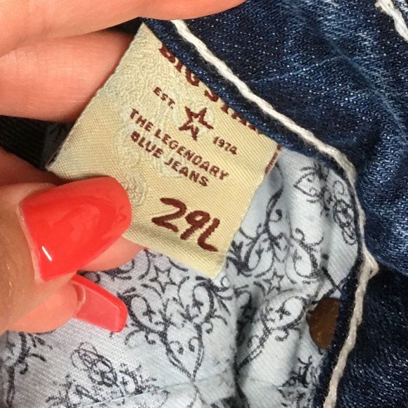 Big Star Y2K Low Rise Sweet Boot Flare Size 29 Long Tall 33” inseam - Picture 12 of 16